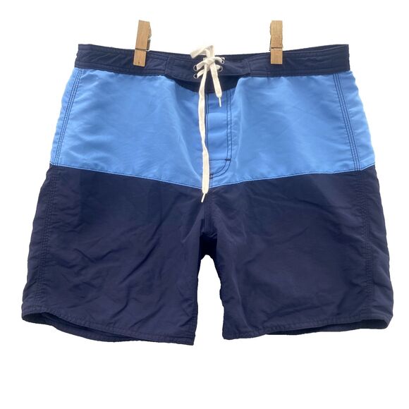 Flint and Tinder Board Shorts Men's 34x6* Blue Swim Trunks Outdoor Summer Preppy - Picture 1 of 10